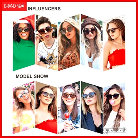 Classic Square Polarized Sunglasses UV400 Protection Retro Style main image 7